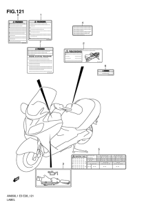 AN650 (ABS) Honda mark