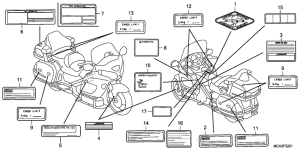 GL1800 (ABS) Лейбл предостережения