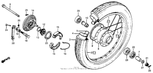 NA50 Front wheel + panel