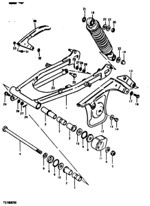 TS100 Маятник задний