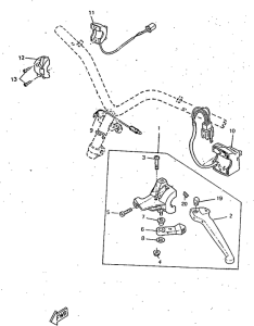 CW50RSP Handle switch. lever
