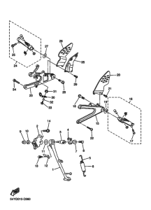 YZF-R1R ( RaceBase) Стэнд и упор для ног