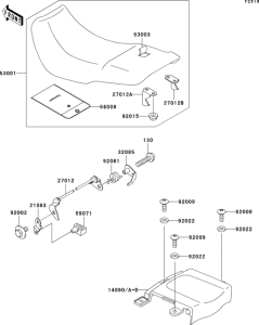 EX500 Сиденье