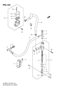SFV650 Задний тормозной цилиндр