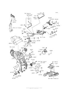 ZX1400 Рама ,крепежные детали