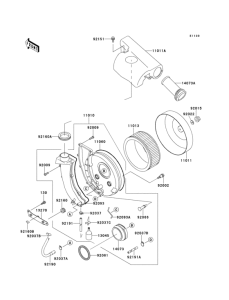 VN400 Воздушный фильтр