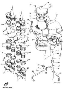XJ600S Впускная система