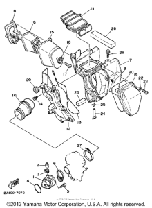 BW350T Воздушный фильтр