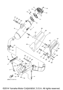 XT1200Z Выхлопная система