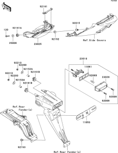 ZX600 Фонарь