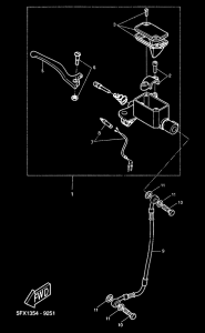 CW50RS Главный тормозной цилиндр