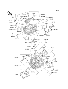 VN800 Головка цилиндров