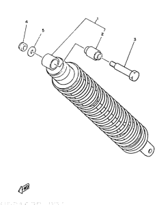 DT125 Задняя подвеска