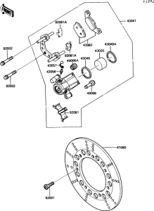 EN450 Передний тормоз