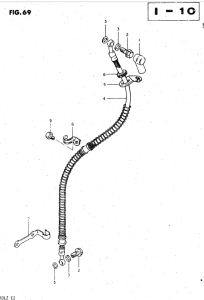 GS450 Передние тормозные трубки