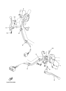 XV1600A Handle switch. lever