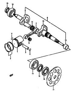 AH50 Вал коленчатый