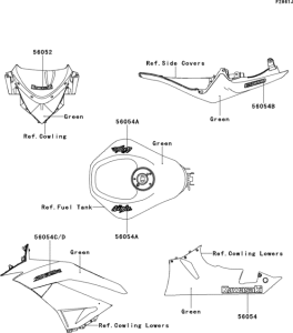 ZX600 Decals(green)(rdf)