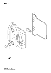 AN400 (ABS) Крышка головки цилиндров