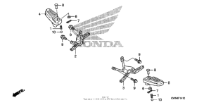 PCX125 Подножки
