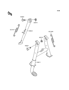 ZR1100 Подножка
