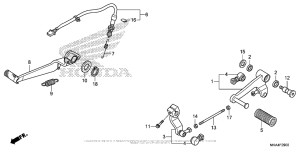NC700X (DCT) Педали