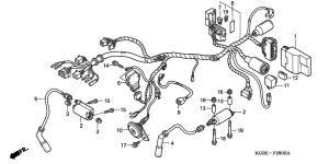 VT125 Wire harness /  ignition coil