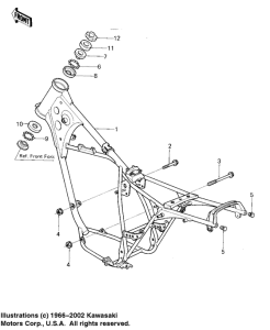 KDX80 Frame / frame fittings
