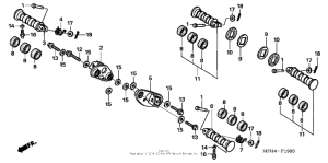 VT600C Подножки