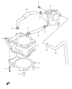 DR-Z400 Цилиндр