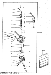 YN50 Carburetor assy