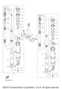 FJR1300A Передняя вилка