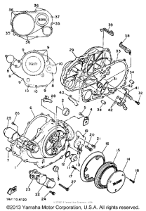 XV1100EC Боковые крышки
