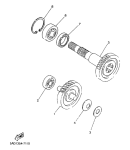 YN50R Трансмиссия