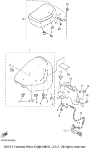 XVZ13LTN Сиденье