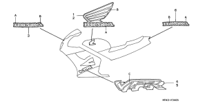 VFR750F Stripe / mark