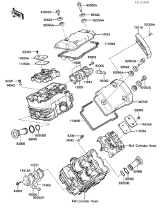 KZ1000 Cylinder head covers