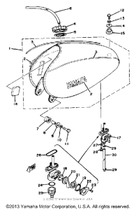 XT500E_205 - 1978 Топливный бак