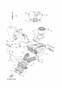 MTT690-U Впускная система
