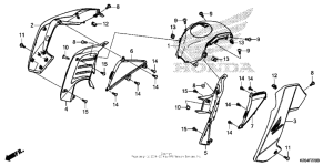 MSX125 Капот и облицовка