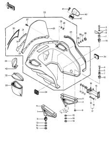 KZ1000 Обтекатель