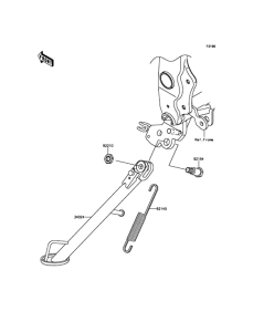 BR250 Подножка
