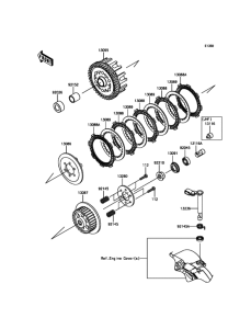 BR125 Сцепление