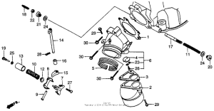 CR250R Exhaust manifold 85