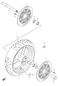 GSX-R600U2 Transom + tube