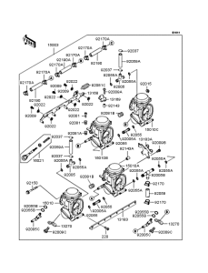 ZX400 Карбюратор