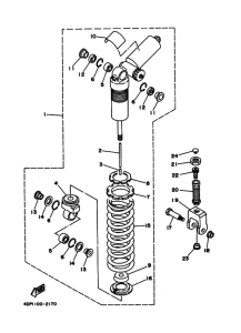 TZ250 Задняя подвеска