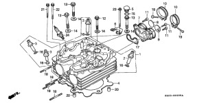 XR200R Головка цилиндров