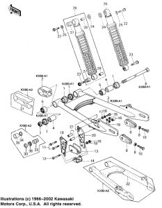  Swing arm / shock absorbers