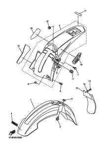 WR450F WR450FT Крыло